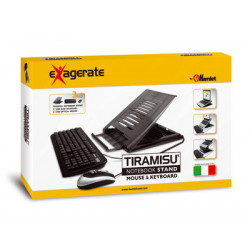 Hamlet Kit Tiramisù piattaforma per Notebook con tastiera e mouse usb