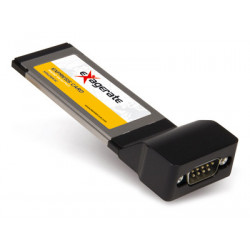 Hamlet Scheda ExpressCard RS232 cavo seriale 9 pin Maschio-Femmina incluso