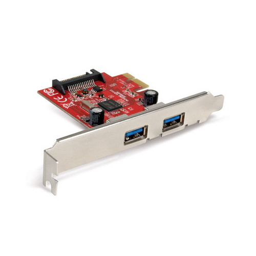 Hamlet Scheda Usb 3.0 PCI Express con 2 porte