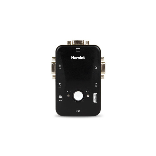 Hamlet KVM Smart Control Switch a 3 porte usb...