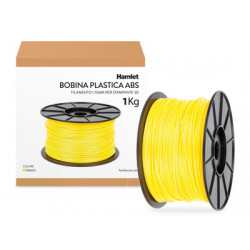 Hamlet Bobina di filamento per stampanti 3D 3DX100 in ABS Giallo da 1kg