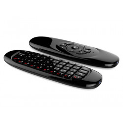 Hamlet Wireless Mini Keyboard + Air Mouse mini tastiera Qwerty, air mouse e telecomando