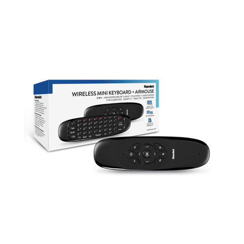 Hamlet Wireless Mini Keyboard + Air Mouse mini...