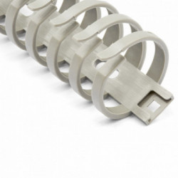 StarTech.com Canalina passacavi flessibile scanalata, 29mm L x 25mm H - 0,5m L , canaletta in Nylon 66 per nascondere cavi di