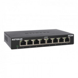 Netgear GS308-300PES switch di rete Non gestito L2 Gigabit Ethernet (10/100/1000) Nero