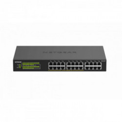 Netgear GS324P Non gestito Gigabit Ethernet (10/100/1000) Nero 1U Supporto Power over Ethernet (PoE)