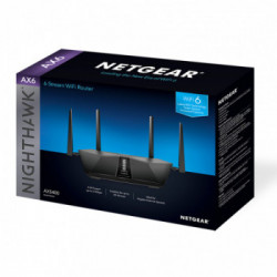 Netgear Nighthawk AX5400 router wireless Dual-band (2.4 GHz/5 GHz) Gigabit Ethernet Nero