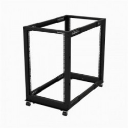 StarTech.com Armadio Server Rack a telaio aperto 18U - 4 staffe - Profontità regolabile