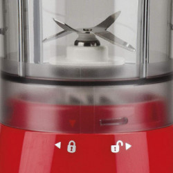 Girmi FR02 - Frullatore, 350 W, 2 Velocità, 0,6 Lt., 4 Lame, Rosso