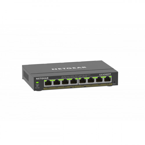 Netgear GS308EPP Gestito L2/L3 Gigabit Ethernet...