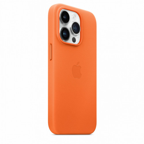 Apple Custodia iPhone 14 Pro in Pelle - Arancione
