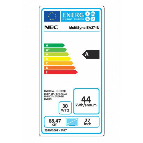 NEC MultiSync EA271U 68,6 cm (27") 3840 x 2160...