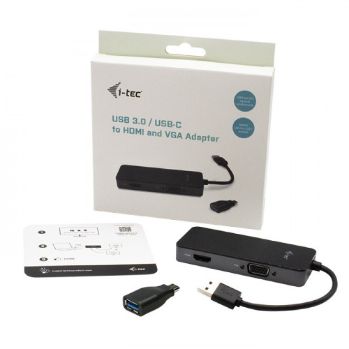 i-tec USB 3.0 / USB-C Dual HDMI and VGA Video...