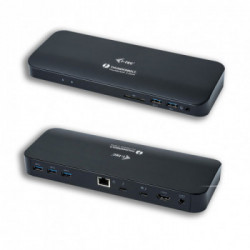 i-tec Thunderbolt 3 Dual 4K Docking Station + USB-C to DP Cable (1,5 m) with Power Delivery 85W + Two TB3 Cables: 150cm & 70cm