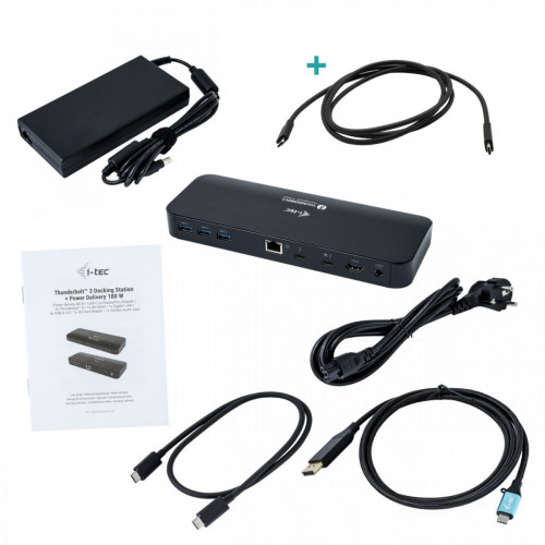 i-tec Thunderbolt 3 Dual 4K Docking Station +...