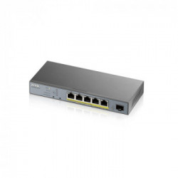 Zyxel GS1350-6HP-EU0101F switch di rete Gestito L2 Gigabit Ethernet (10/100/1000) Grigio Supporto Power over Ethernet (PoE)