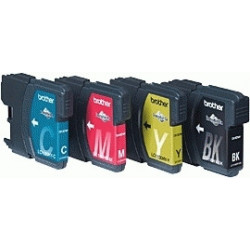 Brother LC-1100HYVALBP cartuccia d'inchiostro Originale Nero, Ciano, Magenta, Giallo 4 pezzo(i)