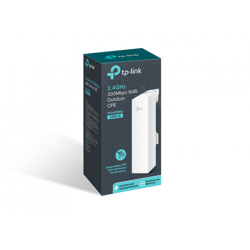 TP-LINK CPE210 300 Mbit/s Bianco Supporto Power...
