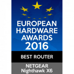 Netgear Nighthawk X6 AC3200 router wireless Banda tripla (2.4 GHz/5 GHz/5 GHz) Gigabit Ethernet Nero