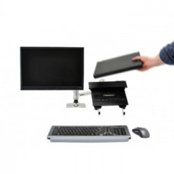 Ergotron LX Series Dual Stacking Arm 61 cm (24") Argento