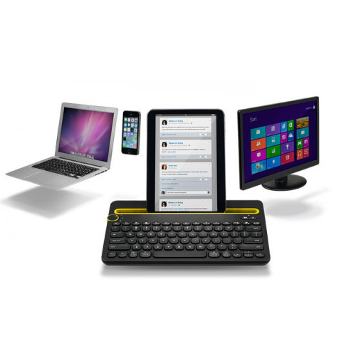 Logitech K480 tastiera Bluetooth QWERTZ Tedesco...