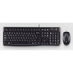 Logitech Desktop MK120, Swiss tastiera USB QWERTZ Svizzere Nero