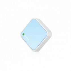 TP-LINK TL-WR802N router wireless Banda singola (2.4 GHz) Fast Ethernet Blu, Bianco