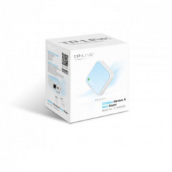 TP-LINK TL-WR802N router wireless Banda singola (2.4 GHz) Fast Ethernet Blu, Bianco