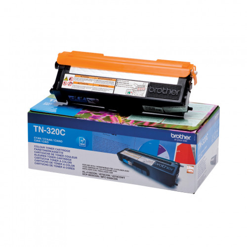 Brother TN-320C cartuccia toner Originale Ciano...