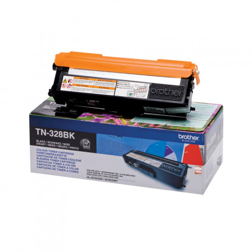 Brother TN-328BK cartuccia toner Originale Nero...