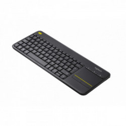 Logitech K400 Plus tastiera RF Wireless AZERTY Francese Nero