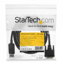 StarTech.com Cavo DisplayPort a DVI di 1,8 m - M/M