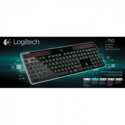Logitech K750 tastiera RF Wireless QWERTZ Tedesco Nero