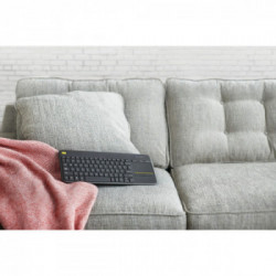 Logitech K400 Plus tastiera RF Wireless QWERTY Inglese UK Nero
