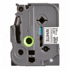 Brother TZeS251 nastro per etichettatrice Nero su bianco TZ