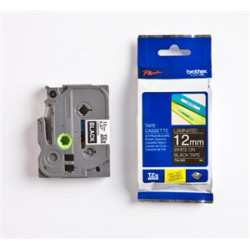 Brother TZe-335 nastro per etichettatrice Bianco su nero