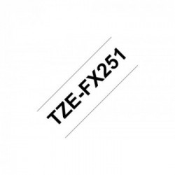 Brother TZe-FX251 nastro per etichettatrice Nero su bianco