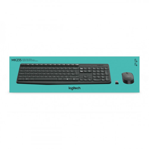 Logitech MK235 tastiera RF Wireless QWERTZ...