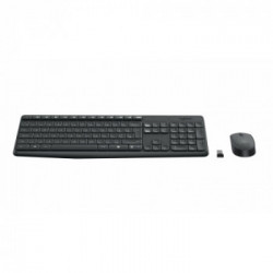 Logitech MK235 tastiera RF Wireless QWERTZ Tedesco Grigio