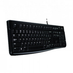 Logitech K120 tastiera USB Russo Nero