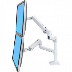 Ergotron LX Series 45-492-216 supporto da tavolo per Tv a schermo piatto 61 cm (24") Bianco