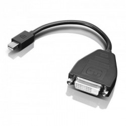 Lenovo 0B47090 cavo di interfaccia e adattatore Mini-DisplayPort SL-DVI Nero