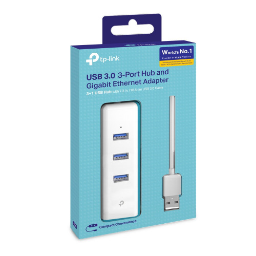 TP-LINK UE330 USB 3.2 Gen 1 (3.1 Gen 1) Type-A...