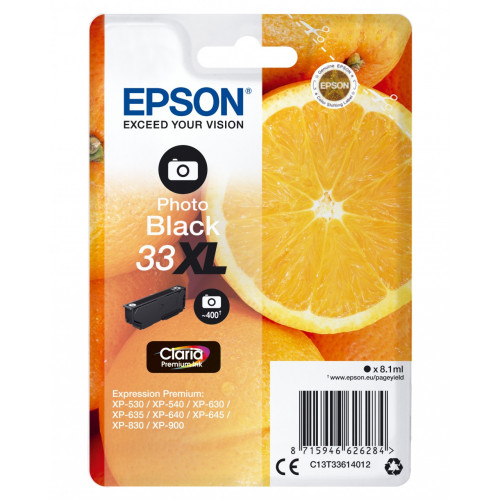 Epson Oranges Cartuccia Nero foto T33XL Claria...