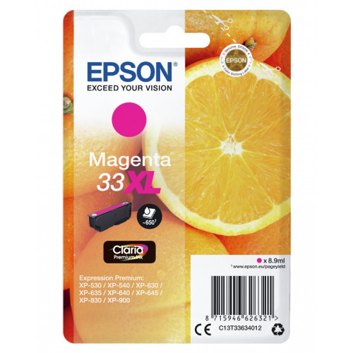 Epson Oranges Cartuccia Magenta T33XL Claria...