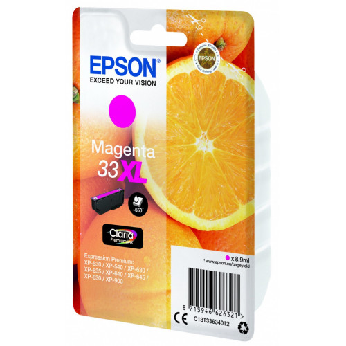 Epson Oranges Cartuccia Magenta T33XL Claria...