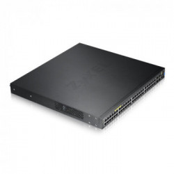 Zyxel XGS3700-48HP Gestito L2+ Gigabit Ethernet (10/100/1000) Supporto Power over Ethernet (PoE) Blu