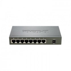 D-Link DES-1008PA switch di rete Non gestito Fast Ethernet (10/100) Nero Supporto Power over Ethernet (PoE)