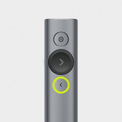 Logitech Spotlight puntatore wireless Bluetooth/RF Grigio