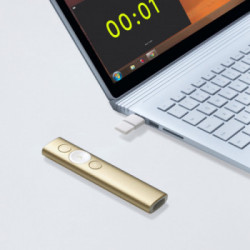 Logitech Spotlight puntatore wireless Bluetooth/RF Oro